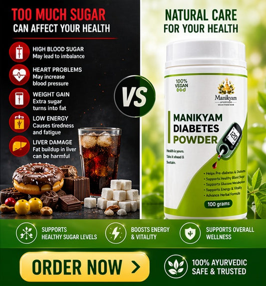 MANIKYAM DIABETES BLOOD SUGAR POWDER 60DAYS CHALLENGE
