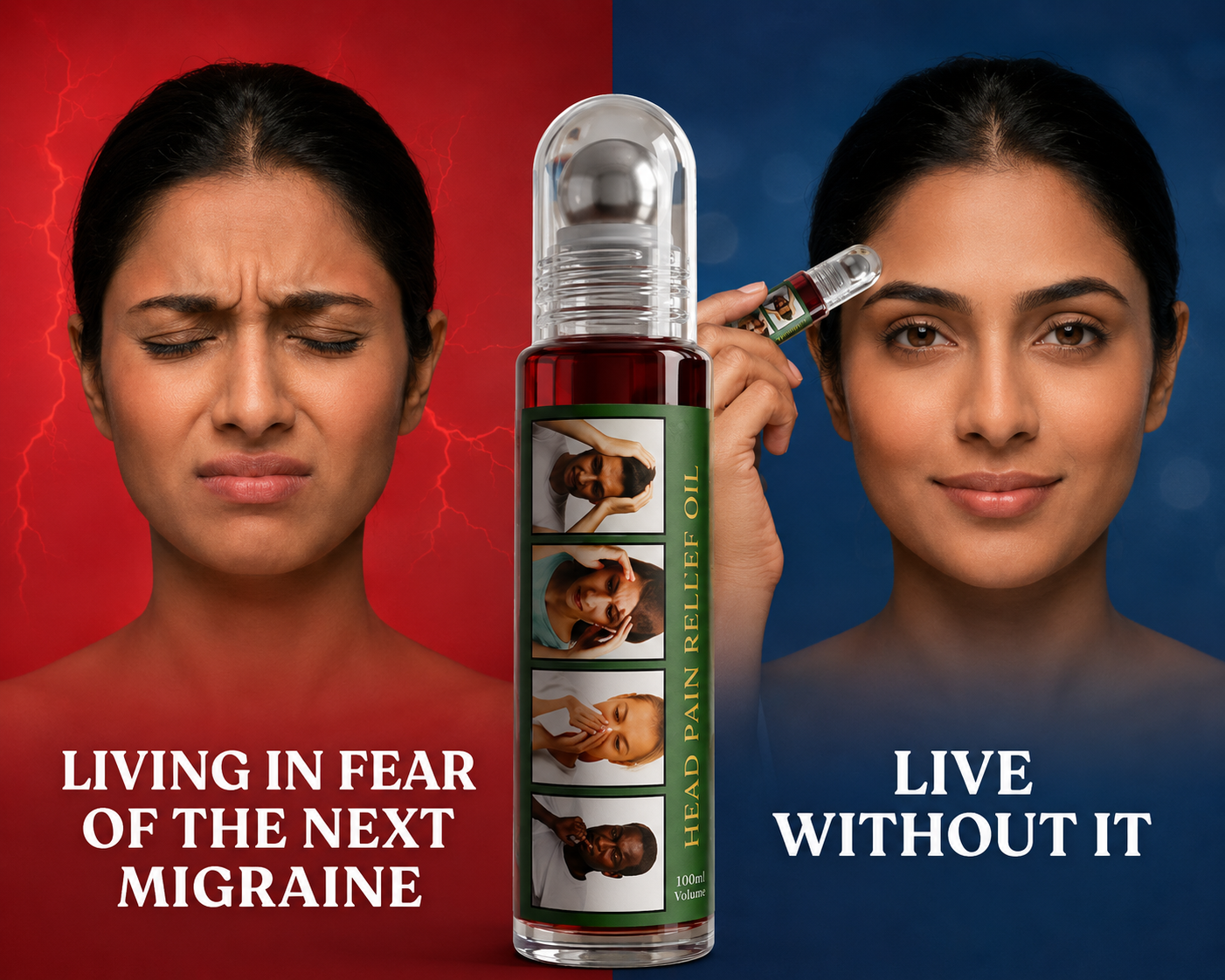 Manikyam Ayurvedic Relief Oil Combo Pack (Sinus 10ml + Head Pain oil 10ml