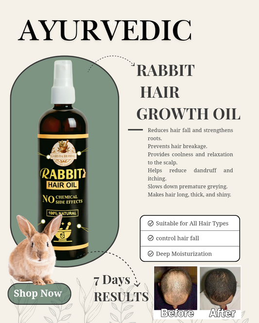 Rabit Herbal Hair Oil - 100% Effective! 250ML