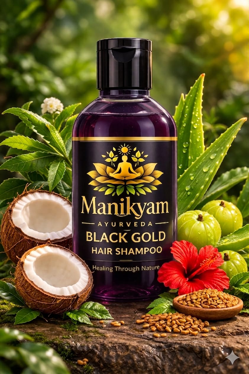 BLACK GOLD HAIR OIL+BLACK GOLD SHMAPOO 60DAYS CHALLENGE