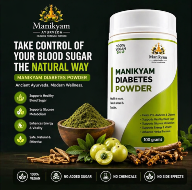 MANIKYAM DIABETES BLOOD SUGAR POWDER 60DAYS CHALLENGE