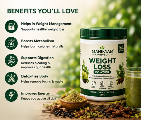 MANIKYAM WEIGHT LOSS POWDER 30DAYS CHALLENGE